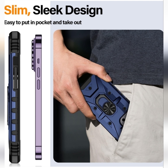 Iphone 14 Pro PASNEW Compatible with iPhone 14 Pro Case 6.1 inch - Picture 6 of 13